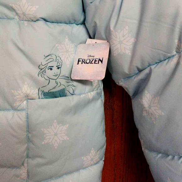 Girls Frozen Coat - Picture 3 of 6